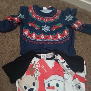PatPat Christmas Themed Kids Pajama Set